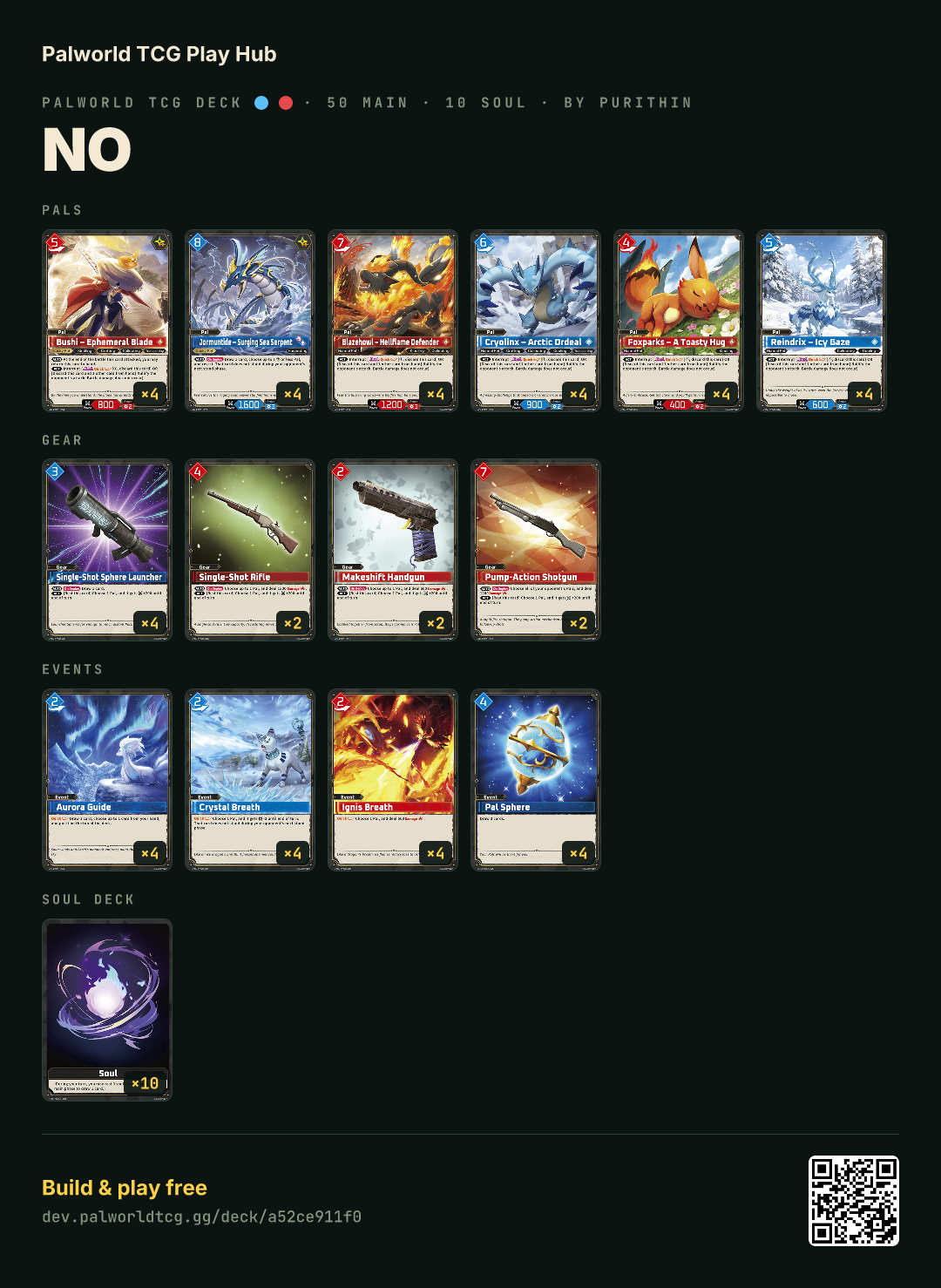 No decklist