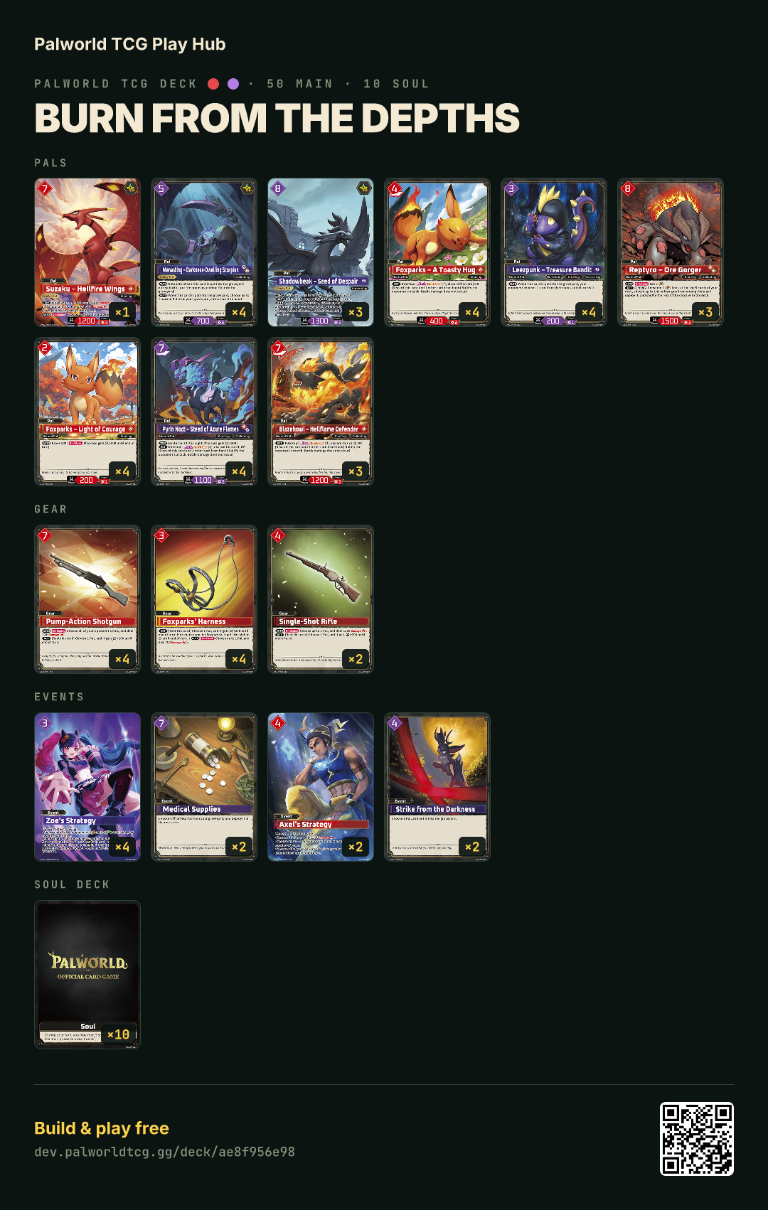 Burn from the depths decklist
