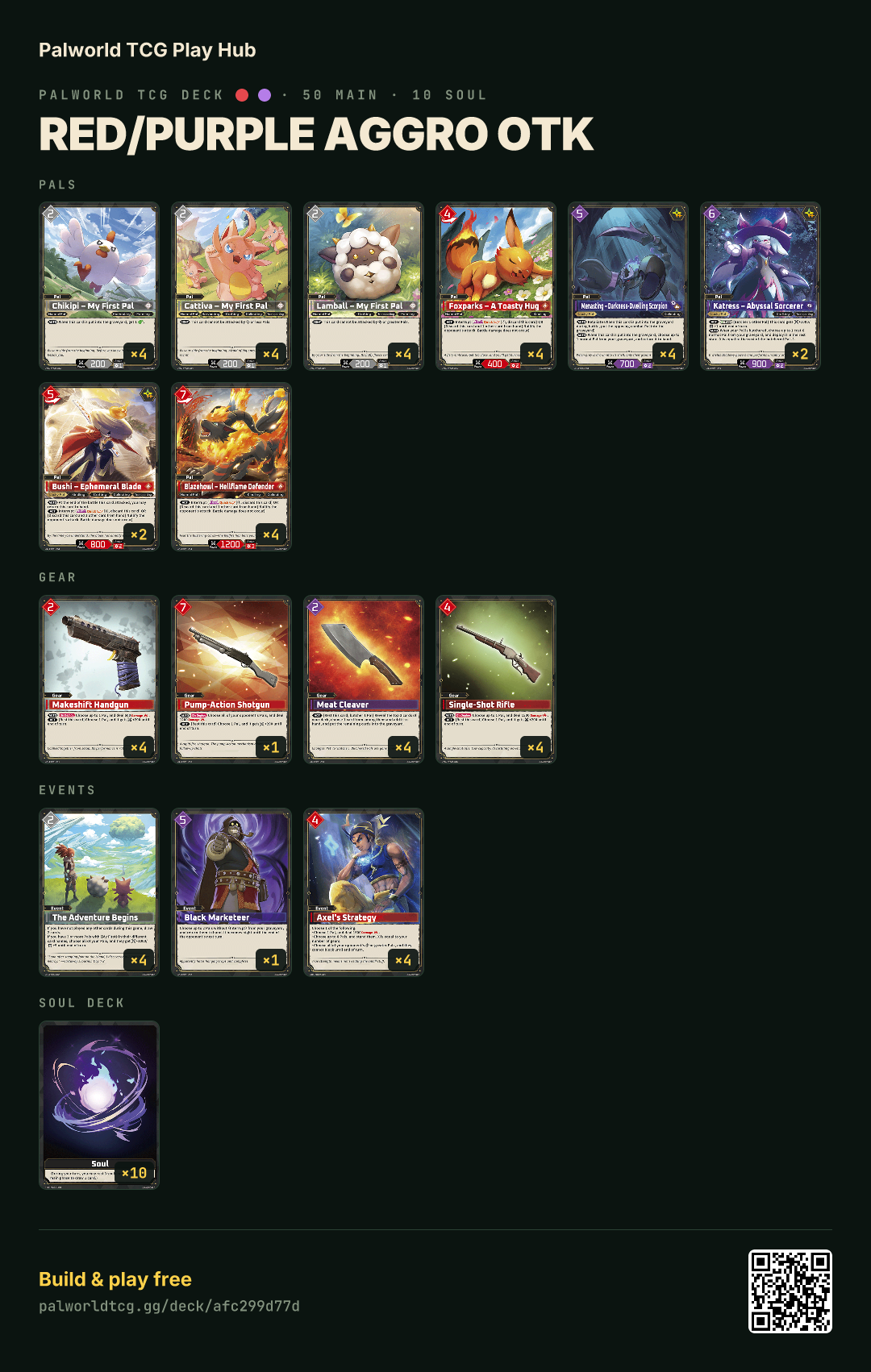Red/Purple aggro otk decklist