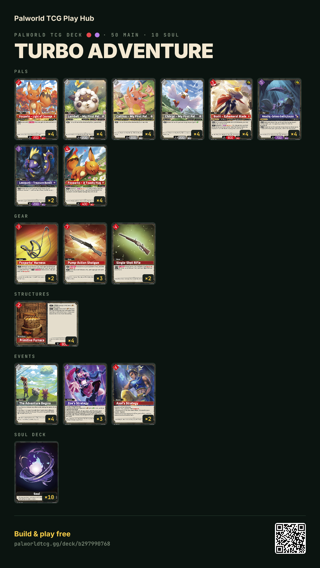 turbo adventure decklist
