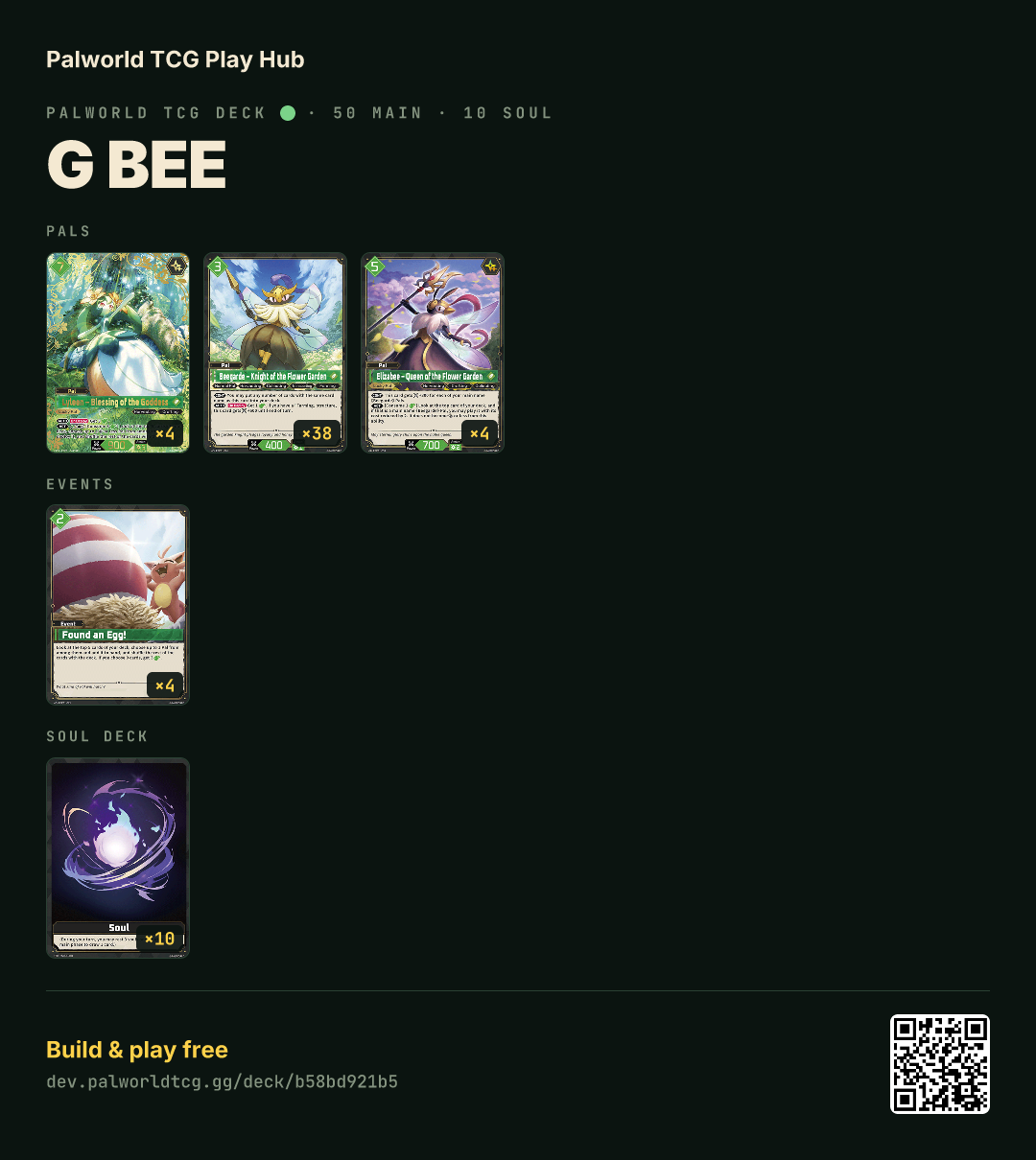 G bee decklist