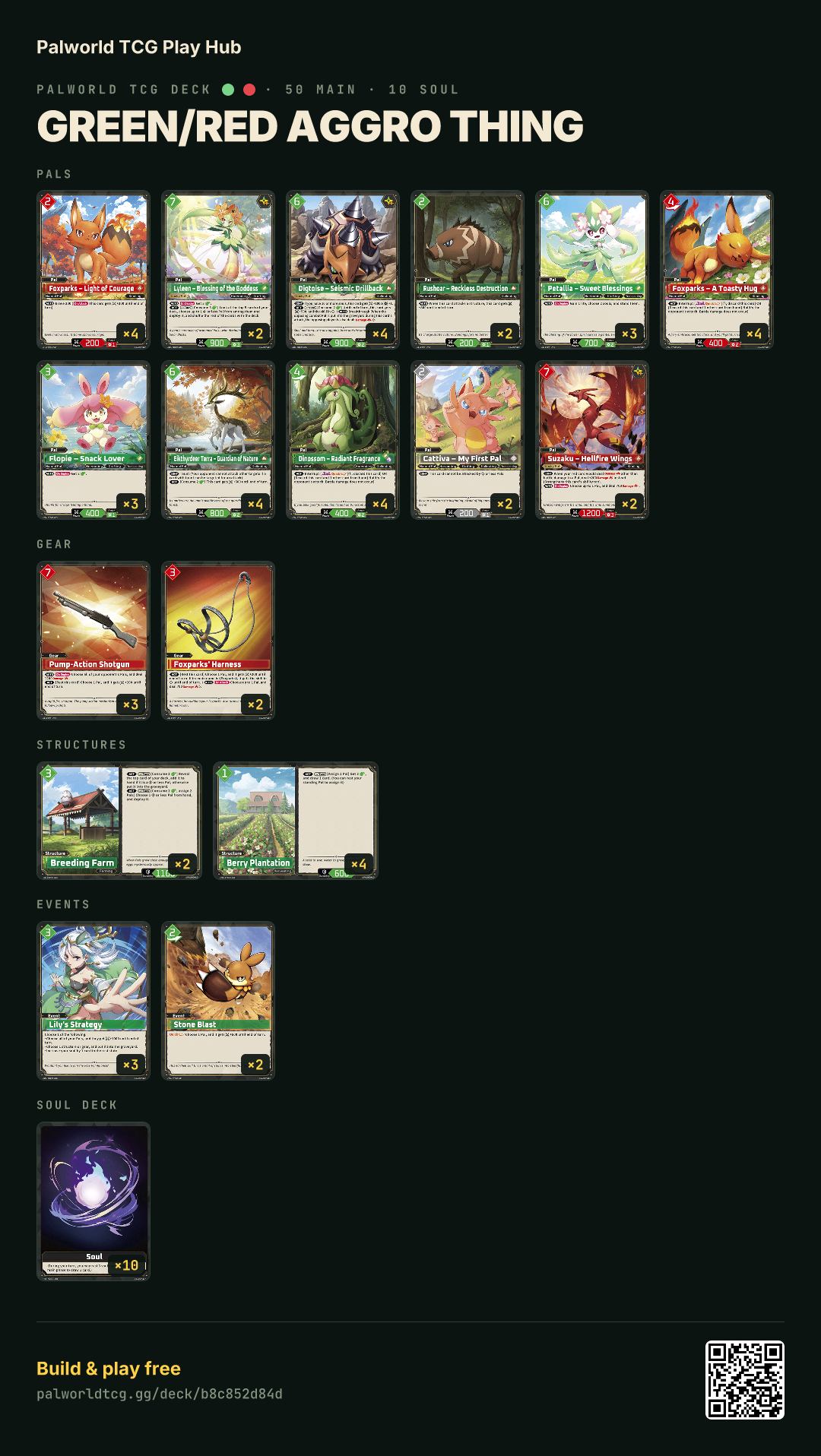 Green/Red aggro thing decklist