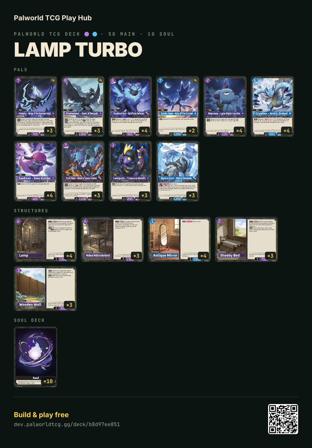 Lamp Turbo decklist