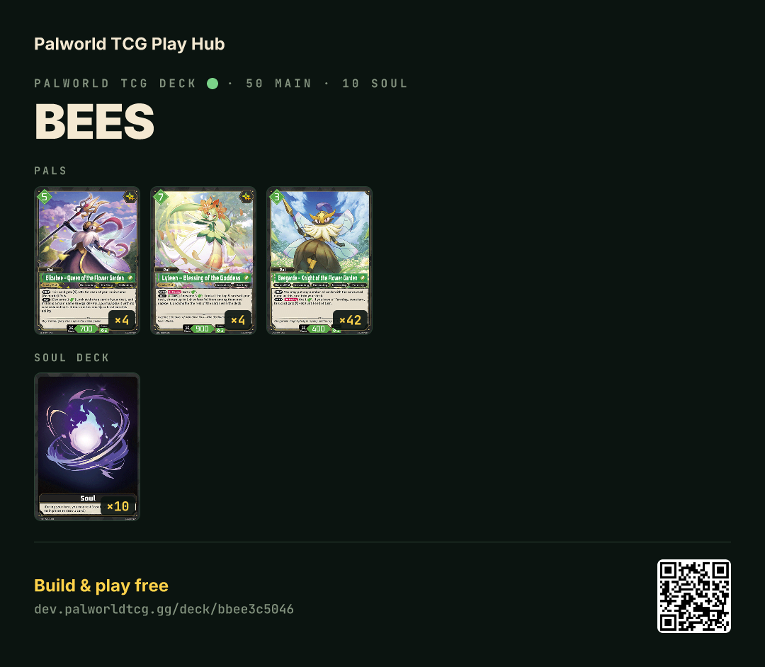 BEES decklist