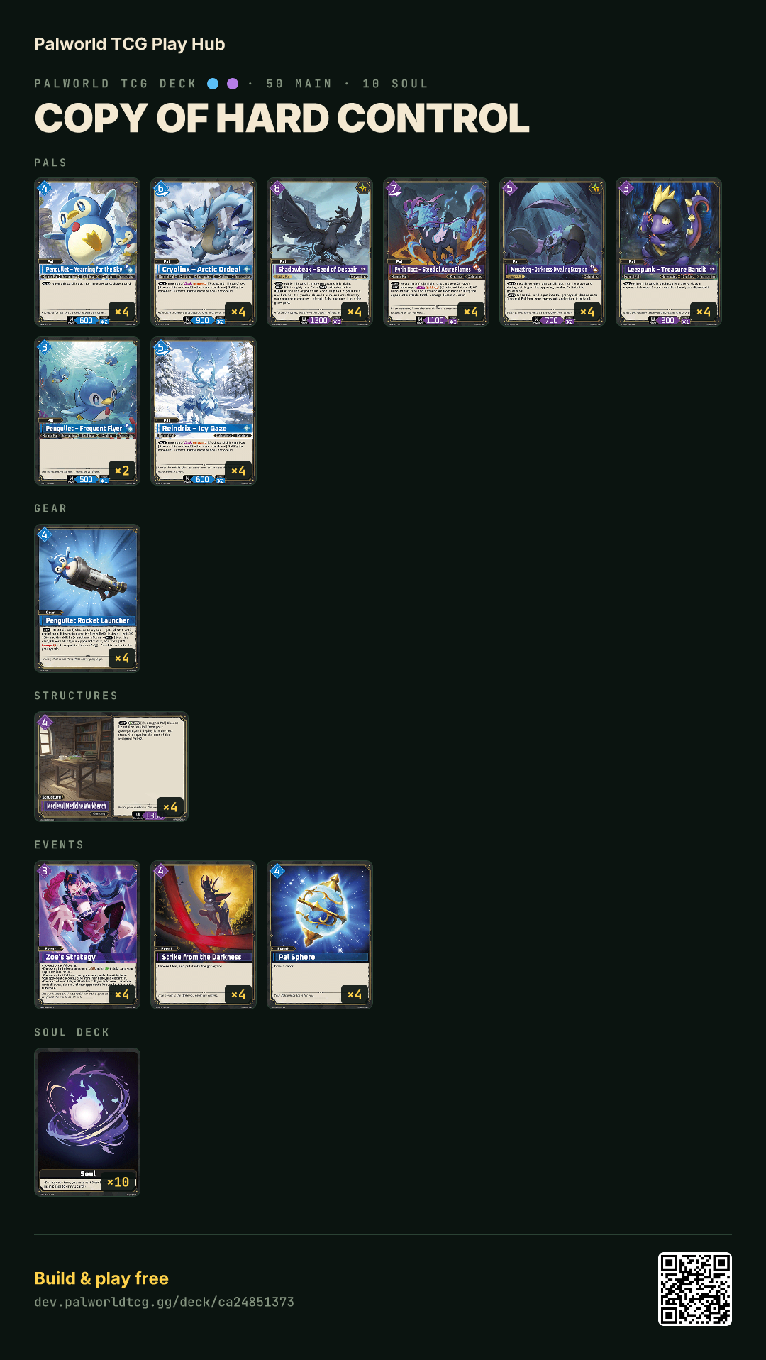 Copy of Hard Control decklist