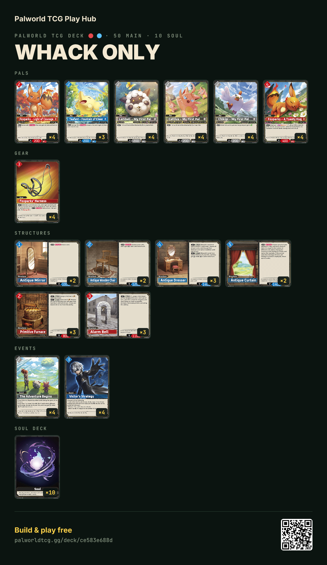 whack only decklist