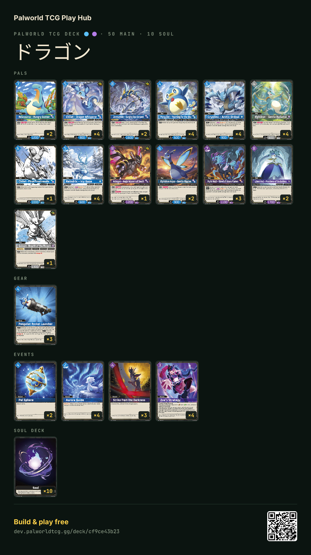 ドラゴン decklist
