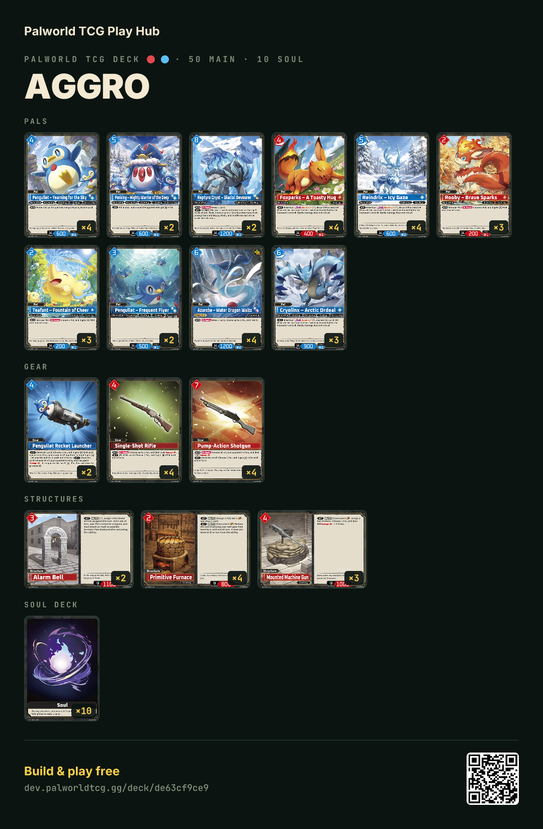 aggro decklist
