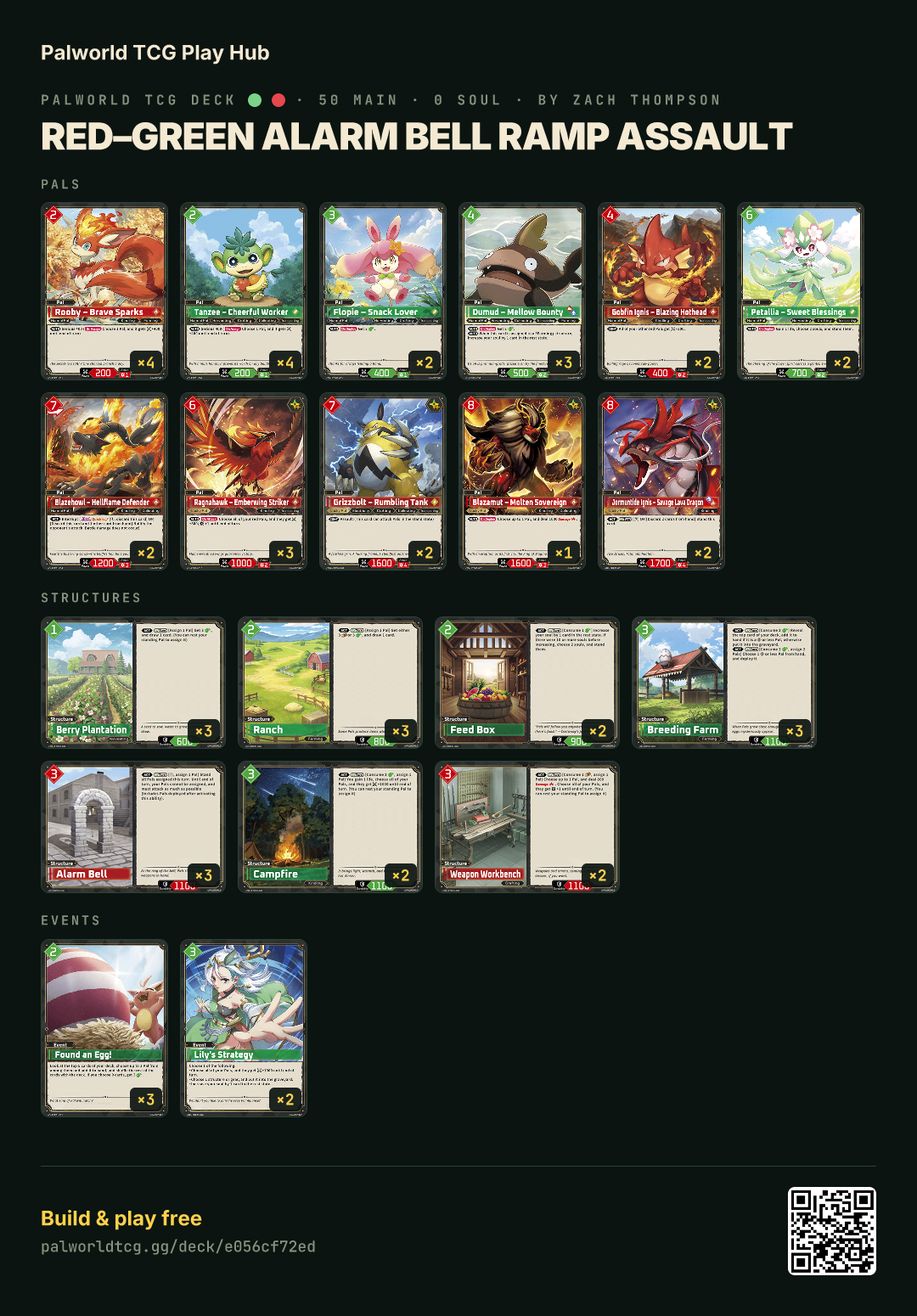 Red–Green Alarm Bell Ramp Assault decklist