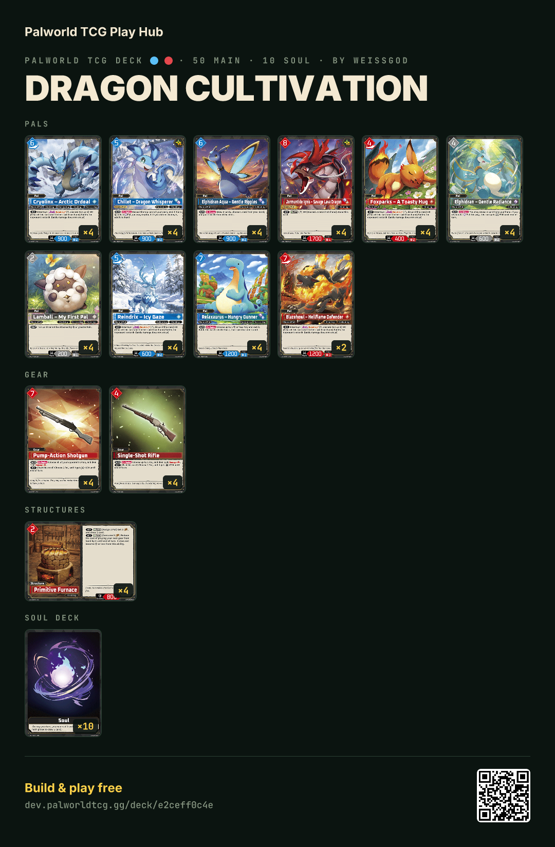 Dragon Cultivation decklist