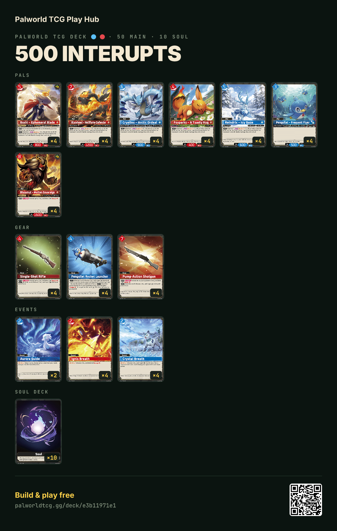 500 Interupts decklist