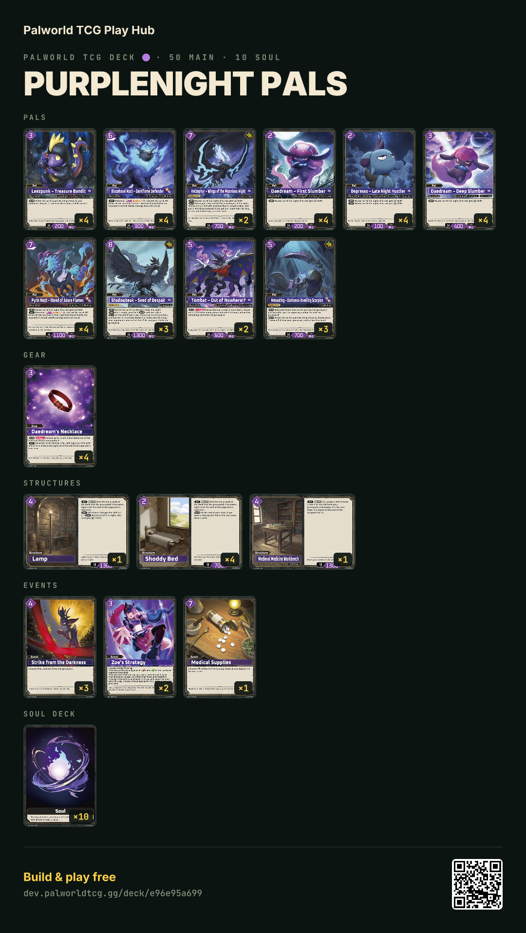 PurpleNight Pals decklist