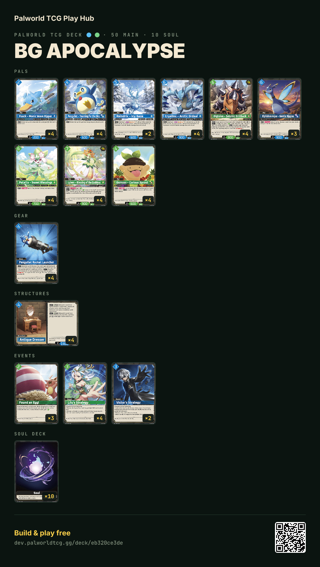 BG Apocalypse decklist