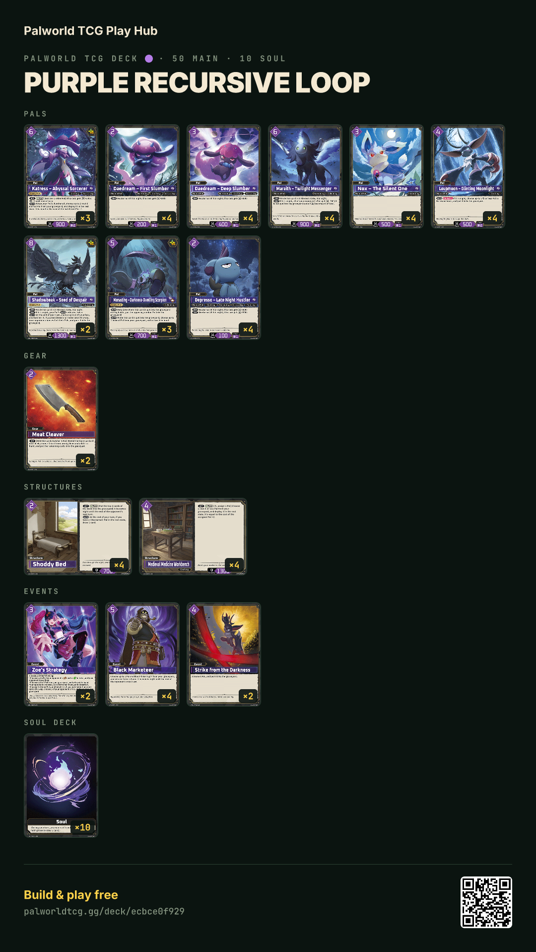 Purple Recursive Loop decklist
