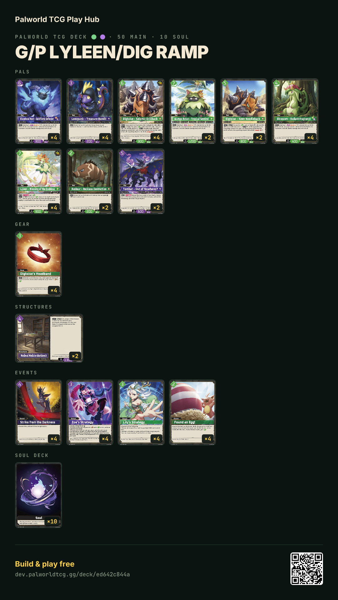 G/P Lyleen/Dig ramp decklist