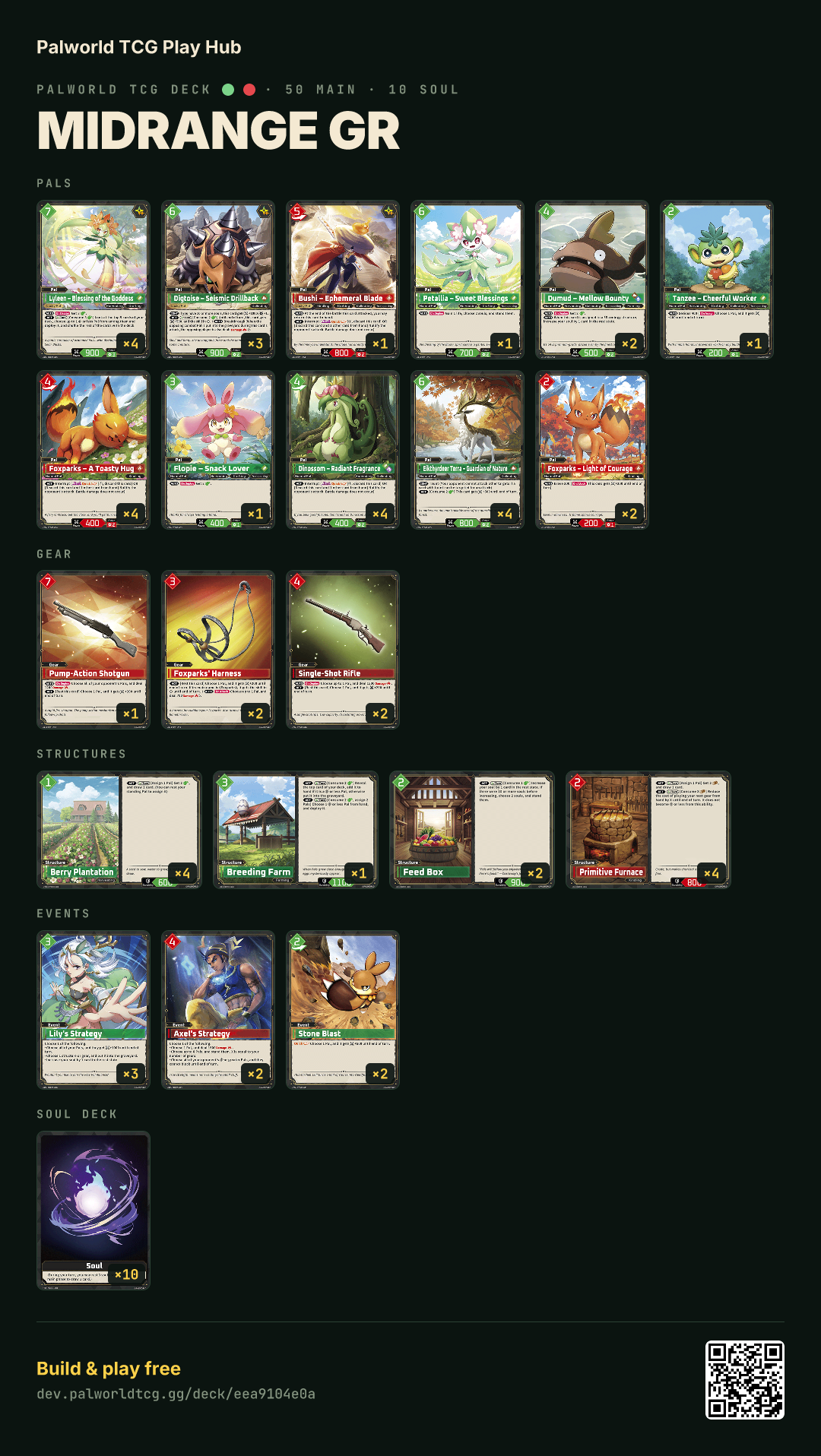 Midrange GR decklist