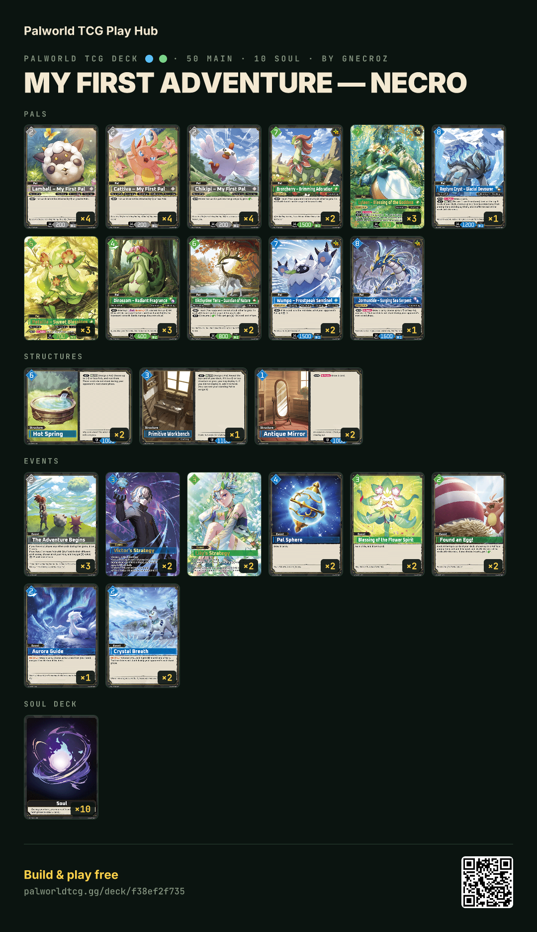 My First Adventure — Necro decklist