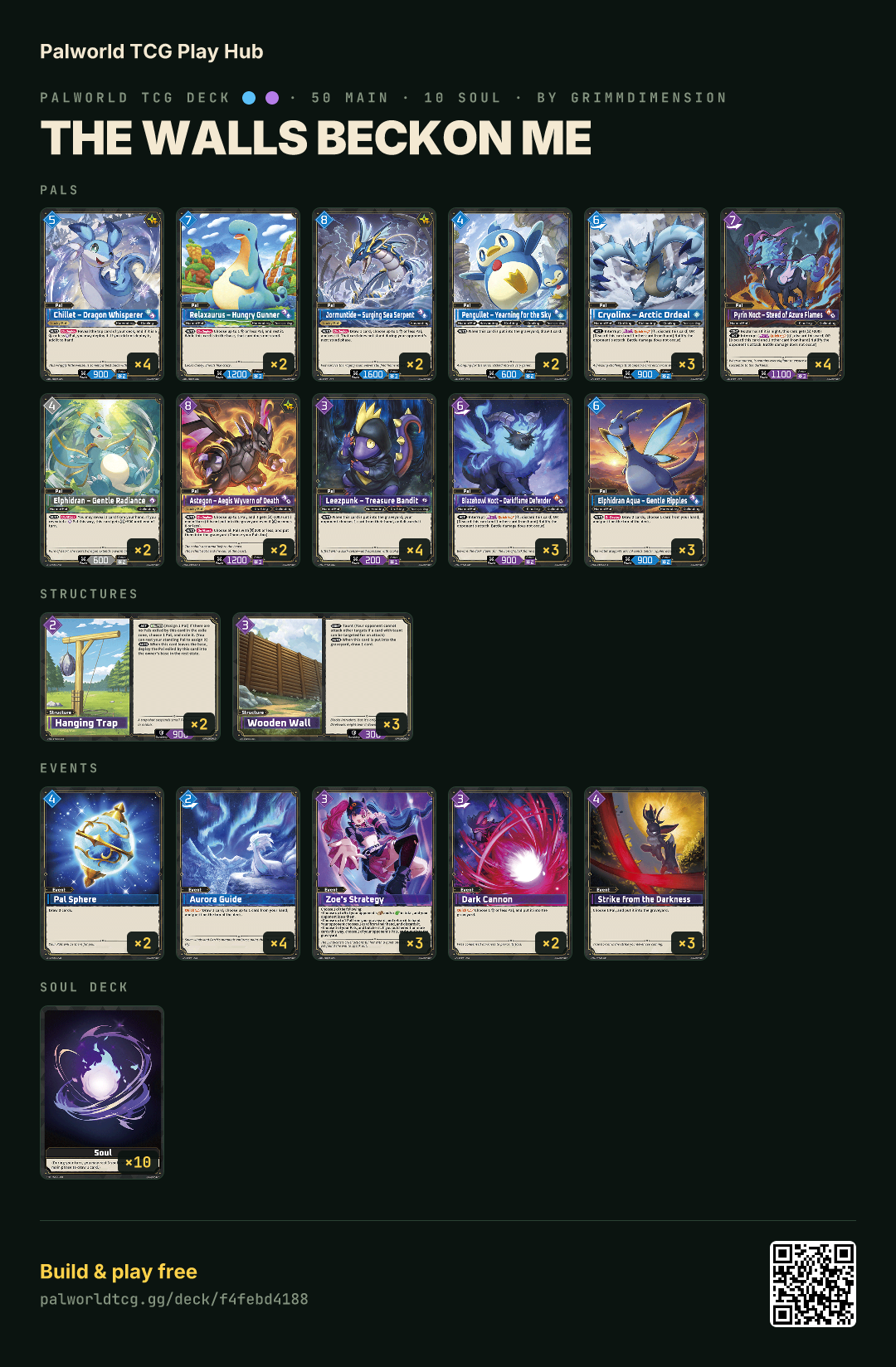 The Walls BECKON me decklist