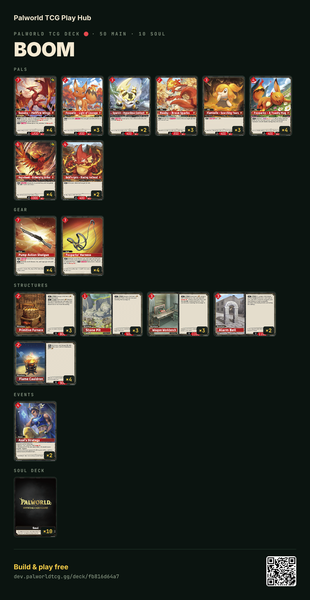 Boom decklist